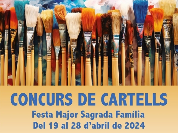 Concurs de cartells Festa Major del barri Poblet-Sagrada Famlia 2024