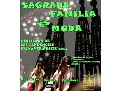 Passarel·la de Moda a l'Eix Comercial de la Sagrada Família