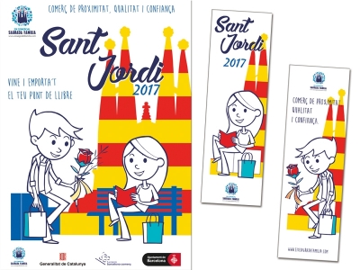 Sant Jordi 2017 a l'Eix Comercial Sagrada Família