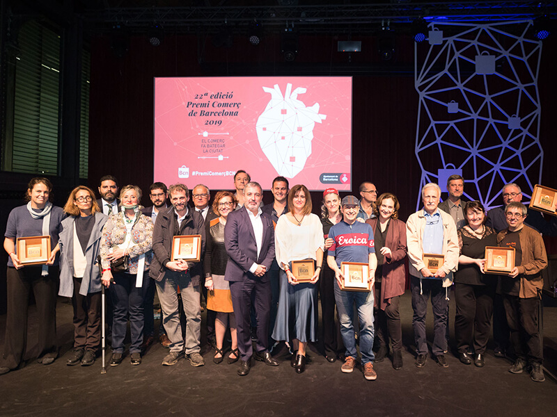 Comerciantes y mercados exhiben su vitalidad en la entrega de los Premios Comerç y del Premio Mercats 2019